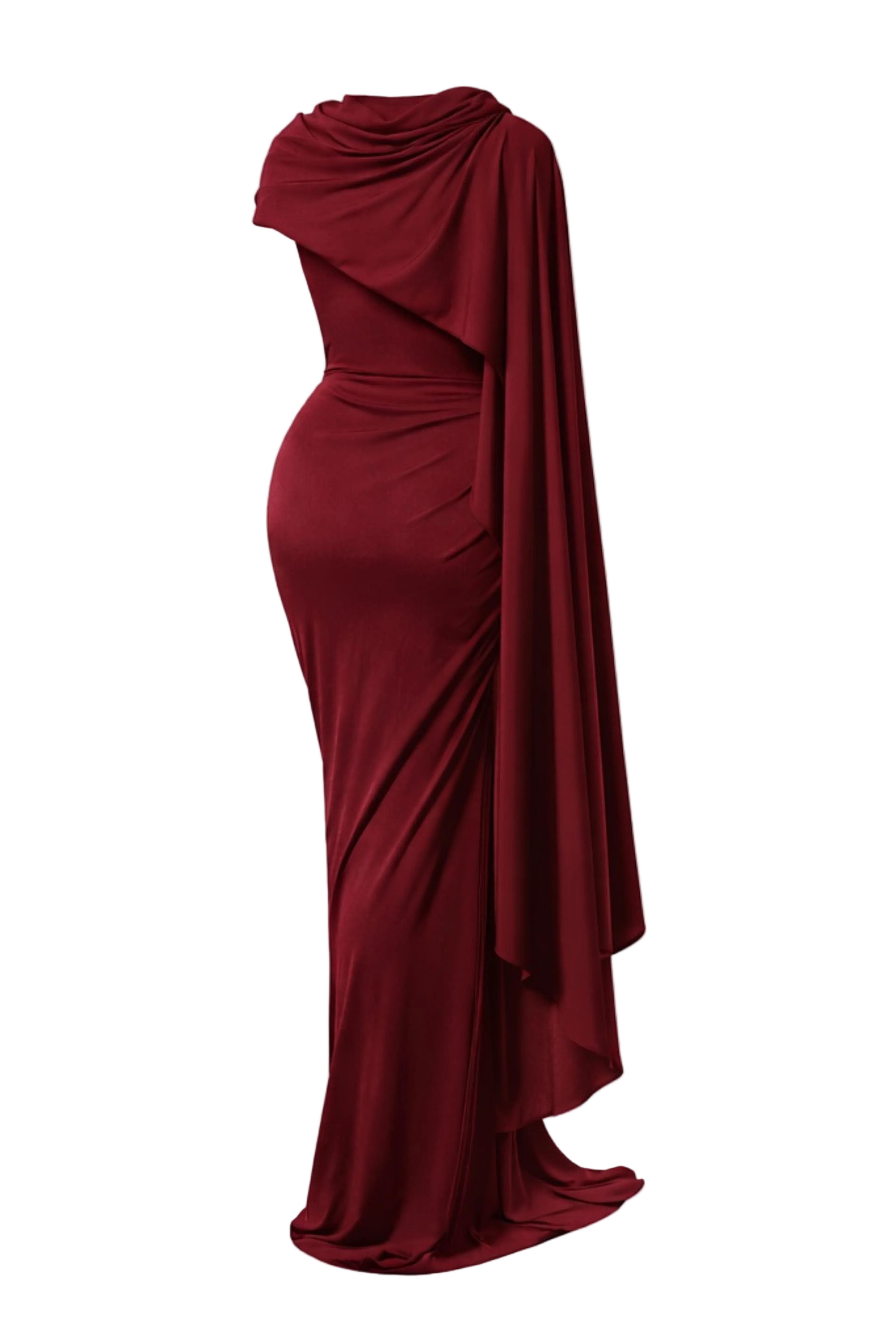 Mirage Dress - Maroon