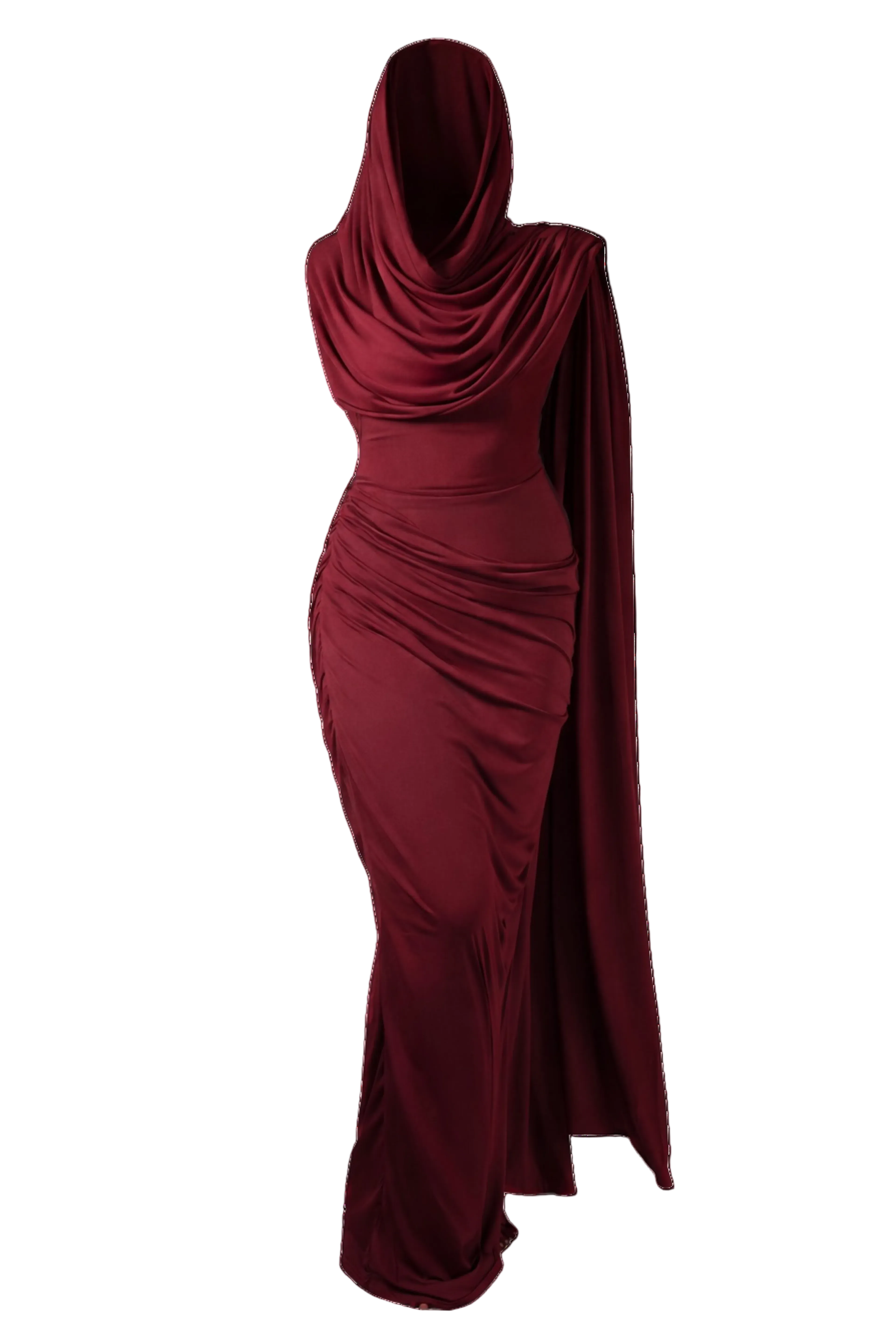 Mirage Dress - Maroon