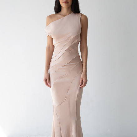 BLUSH SEAMS DRESS